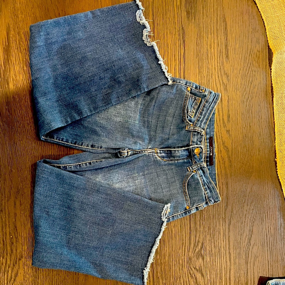 Joe’s Jeans 5-pocket wide leg cropped jeans